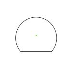 Trijicon SRO Green Dot 2.5MOA Black