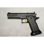Atlas Gun Works Titan V3 Right Handed All DLC BLK, Flat Medium Gold Trigger, Large Hand Magwell, Right Bias Safety, SRO/RMR Optic plate