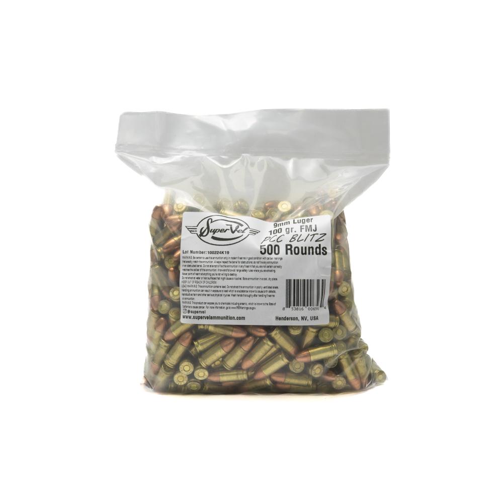 Super Vel 9mm Luger PCC BLITZ 100gr "Certified Select" Case200