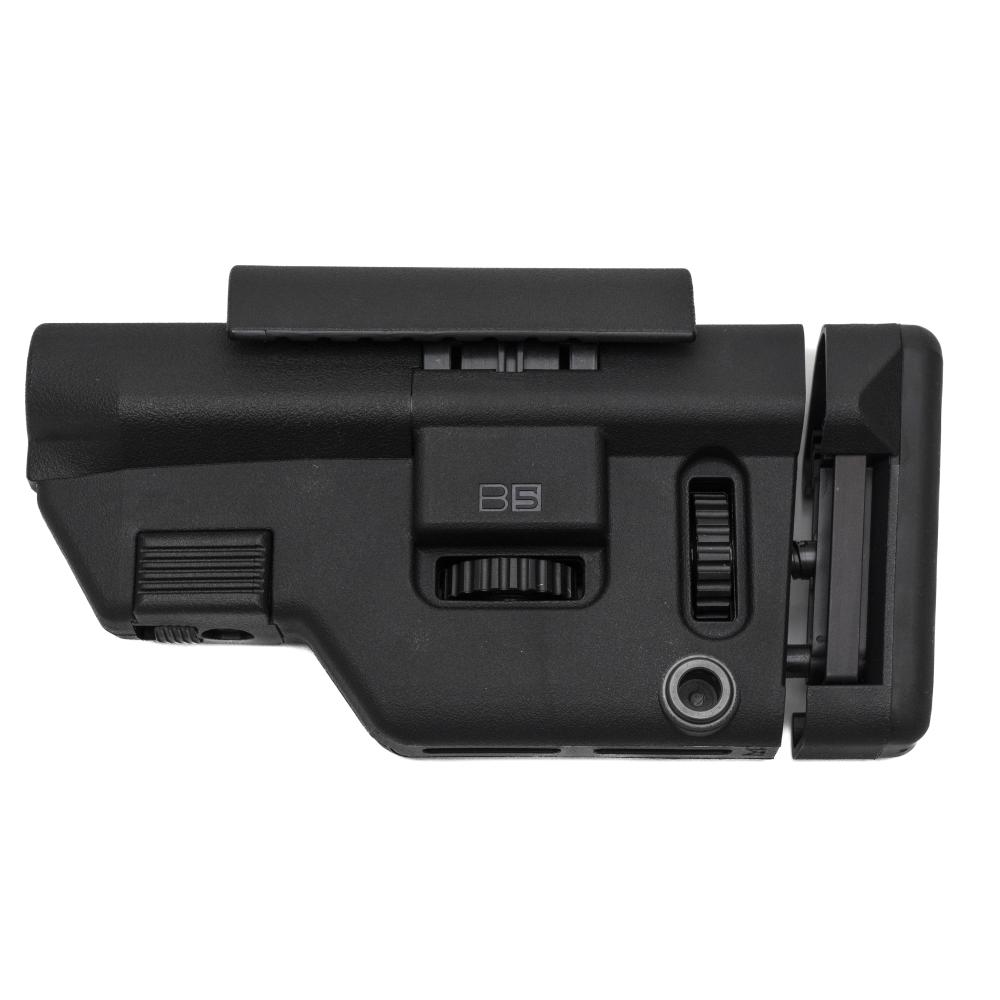 B5 Systems Collapsible Precision Stock Black Medium Length
