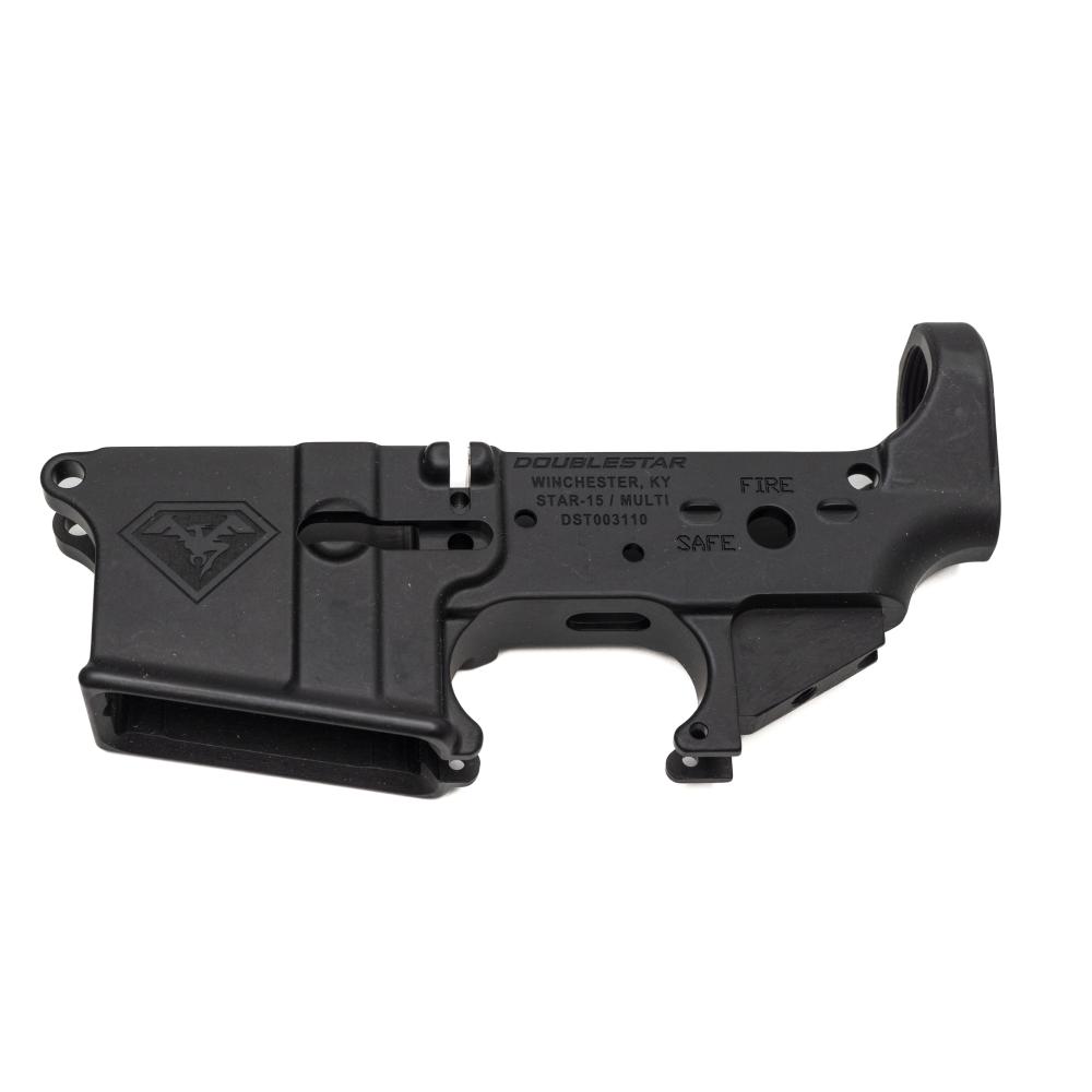Doublestar Corp., Stripped Lower, STAR-15, Semi-automatic, 223 Remington/5.56 NATO, Anodized Finish, Black