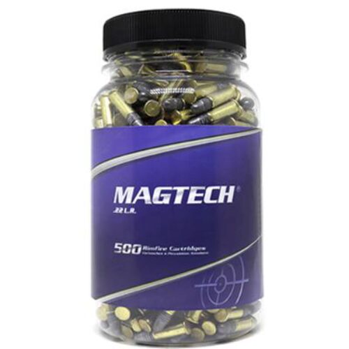 Magtech22BRimfireAmmo22LR40grLeadRoundNose(LRN)500Bx/10Cs(BottleP