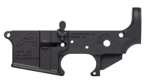 AR15 Assembled Ambidextrous Lower Receiver, Gen 2 - Anodized Blac