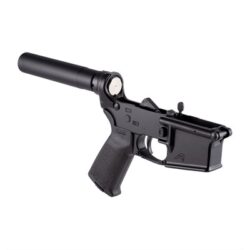 AR15 Pistol Complete Lower Receiver w/ MOE Grip, No Brace - Anodi
