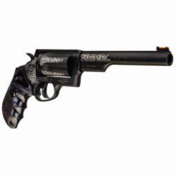 Taurus 2441061TENG1 Judge Engraved Revolver Single/Double 410/45 Colt (LC) 6.50 5 Round Dymondwood w/Finger Grooves Grip Black