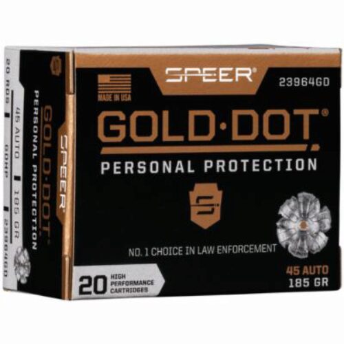 Speer Gold Dot 45ACP 185gr GDHP 20rd Box