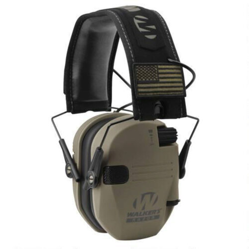 WALKERS EARMUFF RAZOR PATRIOT - FDE AMERICAN FLAG