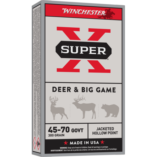 Winchester 45-70 Gov't SuperX 300gr 20rd Box