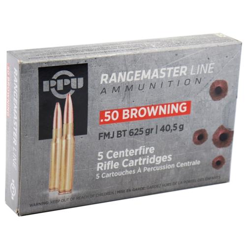 Prvi Partizan 50BMG Rangemaster 625gr FMJ 5rd Box