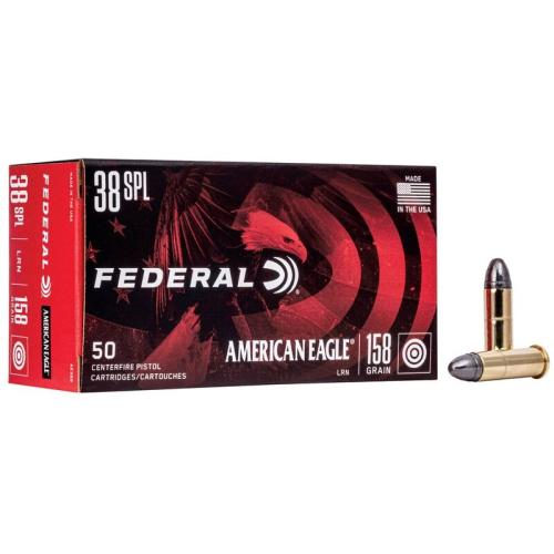 Federal American Eagle 38 Special 158gr LRN 50rd Box