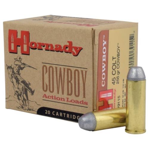 Hornady Cowboy 45 Colt 255gr CWBY 20rd Box
