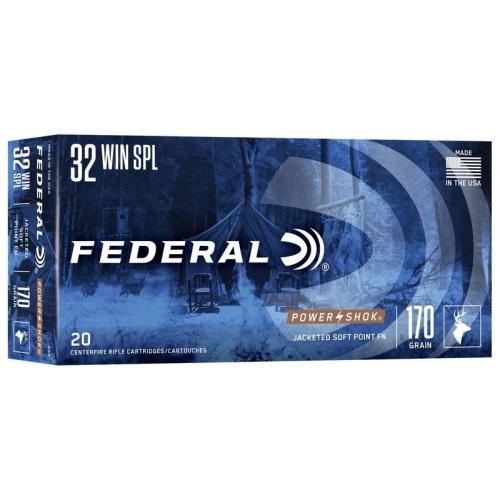 Federal Power-Shok 32 Winchester Special 170gr JSP 20rd Box