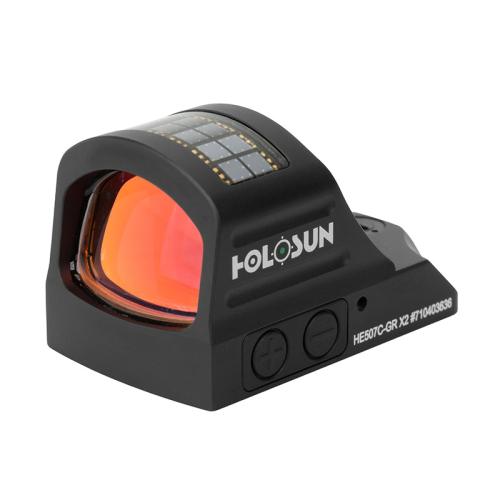 Holosun 507C-X2 Elite Reflex Sight Green 2MOA Dot W/ 32MOA Ring Solar