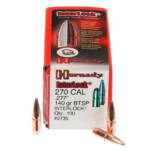 Hornady 270cal .277 Diameter 140gr BTSPR Bullets 100ct Box