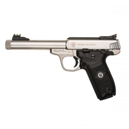 Smith & Wesson SW22 Victory 22LR 5.5" SS W/ Threaded Barrel