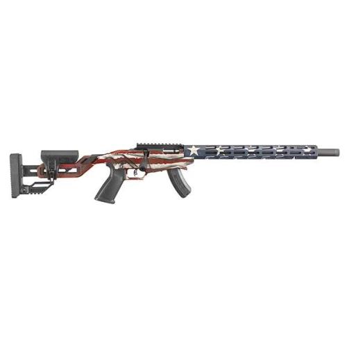 Ruger Precision Rifle 22LR 18" American Flag W/ Threaded Barrel