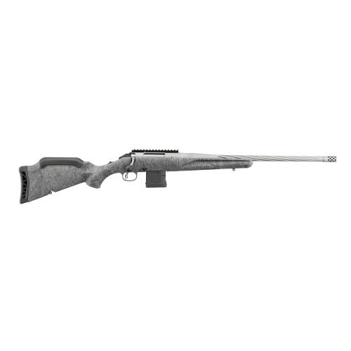 Ruger American Gen II 223 Rem 20" Gun Metal Grey w/ Threaded Barrel, Grey Splatter