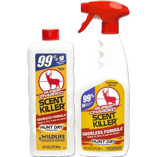 WRC Super Charged Scent Killer 24oz Combo