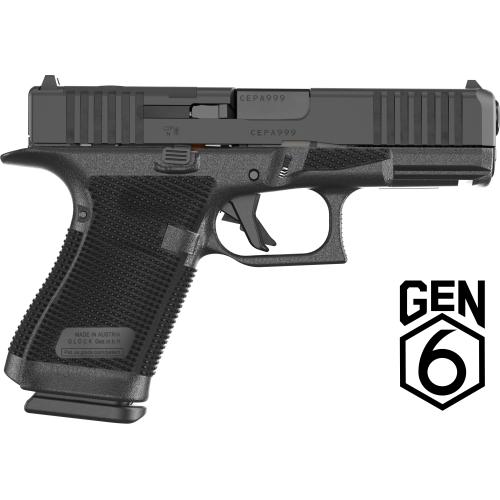 Glock 19 Gen6 Optic Ready 9mm 4.02" Black