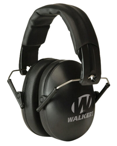 WALKERS EARMUFF FOLDING WMN + YTH - BLK