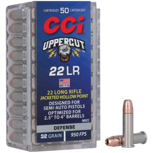CCI Uppercut | .22 LR | 32gr JHP | 950fps | 100rd Box
