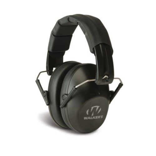WALKERS EARMUFF LOW PRO FOLDING - BLK