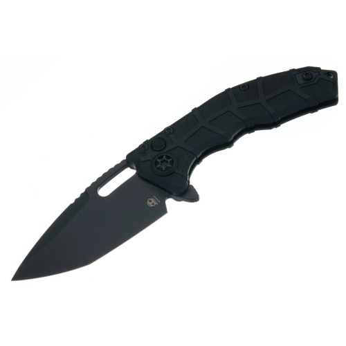Heretic Martyr | Flipper Tanto | CPM Magnacut | Black | Black Cerakote