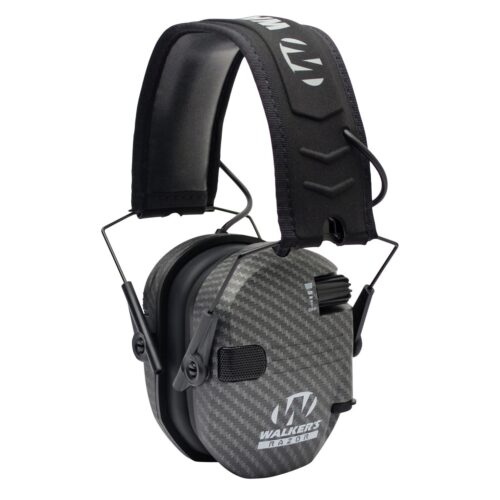 WALKERS EARMUFF RAZOR SLIM - CARBON