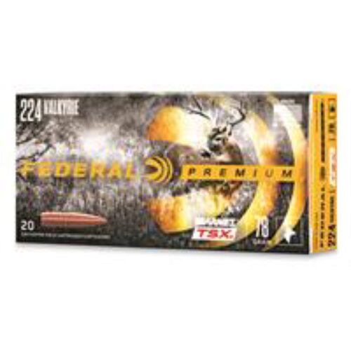 Federal Premium 224 Valkyrie 78gr Barnes Triple-Shock X 20rd Box