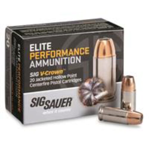 Sig Sauer V-Crown 9mm 147gr JHP 20rd Box