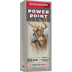 Winchester 243 WSSM Super X Power Point 100gr 20rd Box
