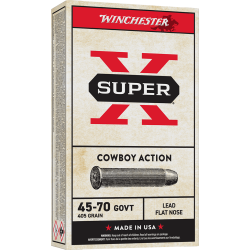 Winchester 45-70 Gov't SuperX Cowboy Action 405gr 20rd Box