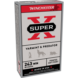 Winchester 243 Win SuperX 80gr 20rd Box