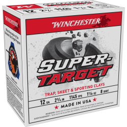Winchester 12 Gauge Super Target 2 3/4in #8 Shot 25rd