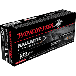 Winchester 223WSSM Silver Tip 55gr 20rd Box