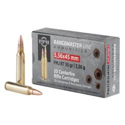 Prvi Partizan 5.56x45mm Rangemaster 55gr FMJ 20rd Box