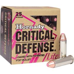 Hornady Critical Defense Lite 38 Special 90gr 25rd Box