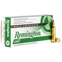 Remington UMC 22-250 Rem 50gr JHP 20rd Box