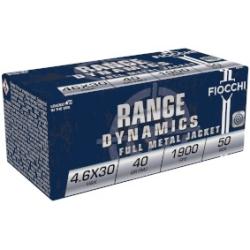 Fiocchi Range Dynamics 4.6x30mm H+K 40gr FMJ 50rd Box