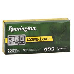 Remington Core-Lokt 360 Buckhammer 180gr SP 20rd Box