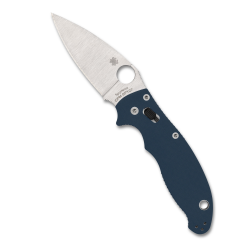 Spyderco Manix 2 Folding Knife w/ Blue G-10 Handle | CPM SPY27