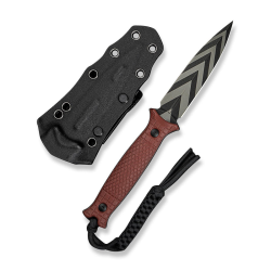 Civivi Perfrico Fixed Blade w/ Burgundy G10 Handle | 14C28N