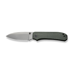 WEKNIFE Big Banter Folding Knife Stonewashed w/ Micarta Handle | CPM 20CV