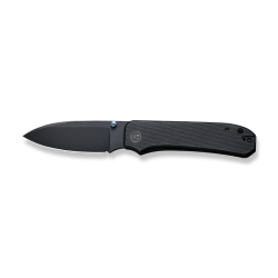 WEKNIFE Big Banter Folding Knife Black Stonewash w/ Black G10 Handle | CPM 20CV