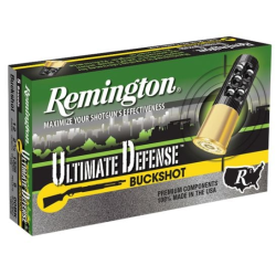 Remington Ultimate Defense 12 Gauge | 00 Buck | 2 3/4 inch | 1325 fps | 5rd Box