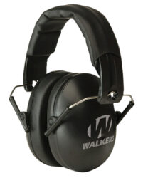 WALKERS EARMUFF FOLDING WMN + YTH - BLK