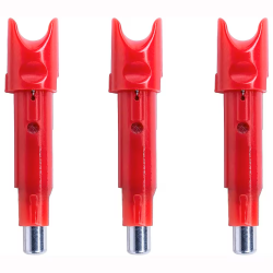 Ten Point Nocks Alpha-Blaze HPX | Crossbow Lighted Nock | Red | 3 Pack