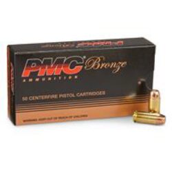 PMC Bronze 40S+W 165gr FMJ 50rd Box