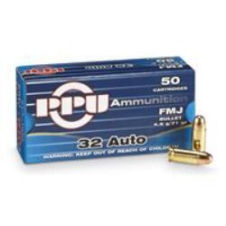 Prvi Partizan 32ACP 71gr FMJ 50rd Box