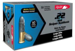 AGUILA SNIPER SUB 22LR 60GR SP - 50RD BOX